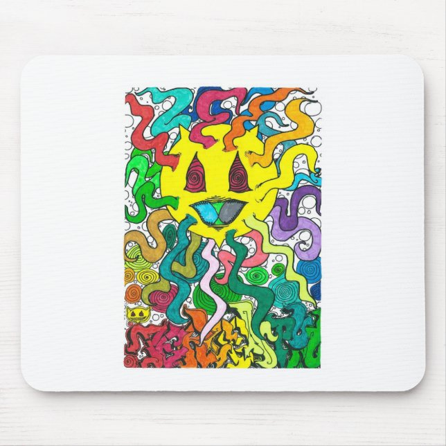 Percentum Sun - Percentum Designs Mouse Mat (Front)