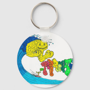percentum surfing key ring