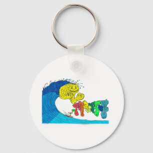 percentum surfing key ring