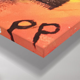 Perception Collage Stretched Canvas Print