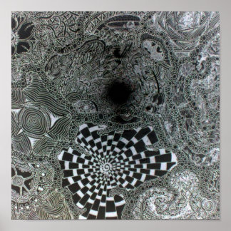 Perception of a Black Hole Poster