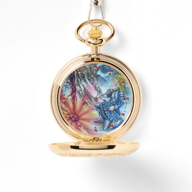 PERCEVAL AND VISION OF HOLY GRAIL Arthurian Legend Watch (Front)