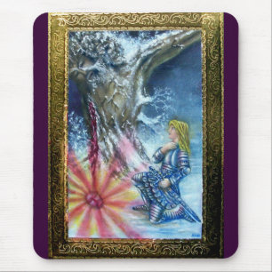 PERCEVAL AND VISION OF THE HOLY GRAIL MOUSE MAT