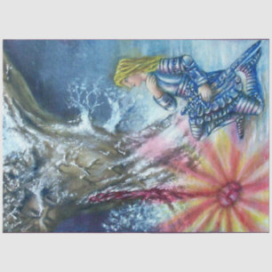 PERCEVAL AND VISION OF THE HOLY GRAIL TISSUE PAPER