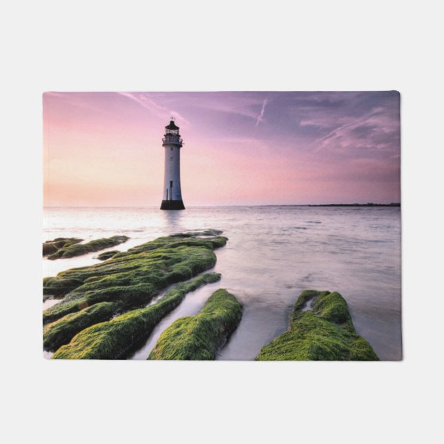 Perch Rock Lighthouse Doormat (Front)