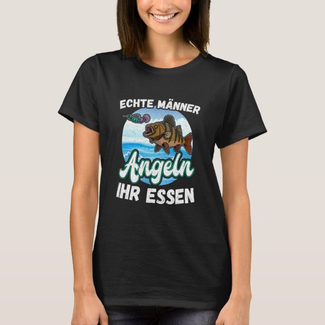 Perch Zander Perch Fishing Humour 3 T-Shirt (Front)