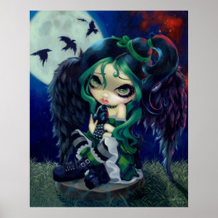 Perched and Sat and Nothing More ART PRINT fairy