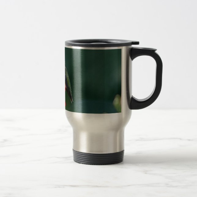 Perched Hummingbird Travel Mug (Right)