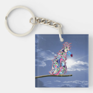 Perched Key Ring