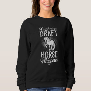 Percheron Draught Horse Horseback Riding Saddle 8 Sweatshirt