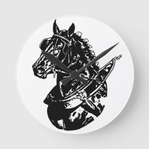 Percheron Draught Horse Wall Clock