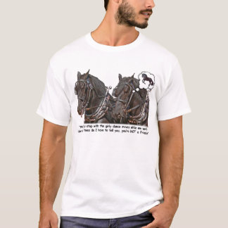 Percheron Wannabe Friesian Draught Horse T-Shirt