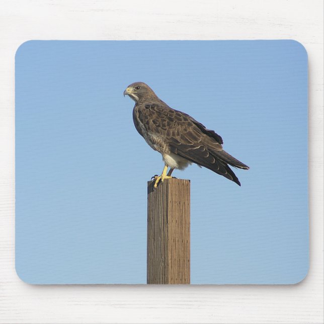 Perching Raptor Mouse Mat (Front)