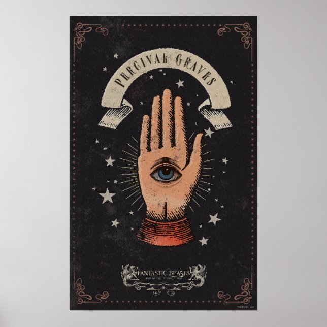PERCIVAL GRAVES™ Magic Hand Graphic Poster (Front)