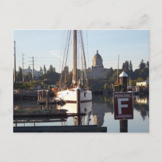 Percival Landing Postcard, Olympia, Washington. Postcard