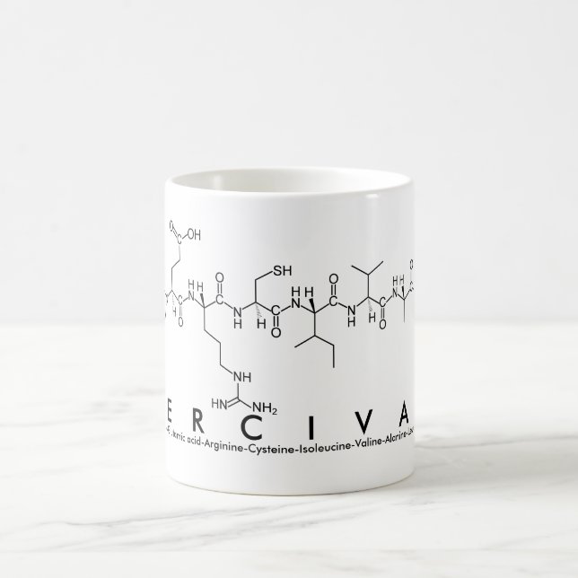 Percival peptide name mug (Center)