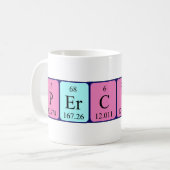 Percival periodic table name mug (Front Left)