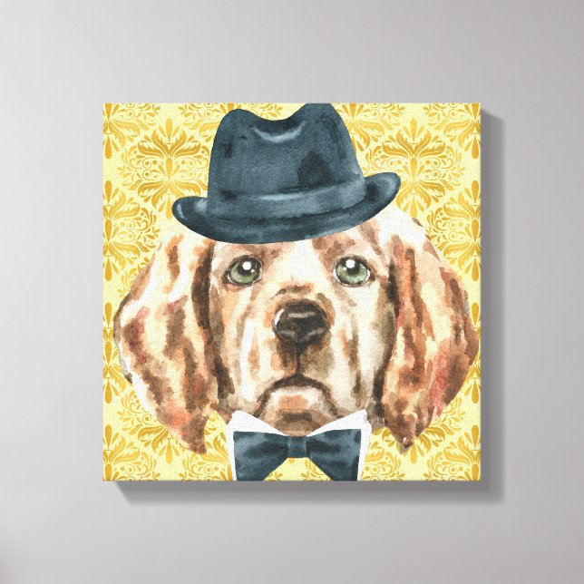 Percival the Lab Wrapped Canvas Print (Front)