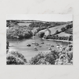 Percuil River Cornwall Postcard