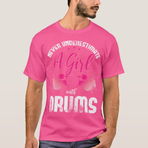 Percussion Drummer Girls Gift Musical Instrument D T-Shirt
