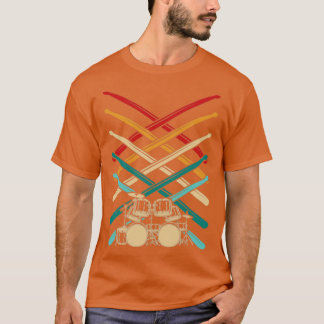 Percussion Drumsticks Drums T-Shirt