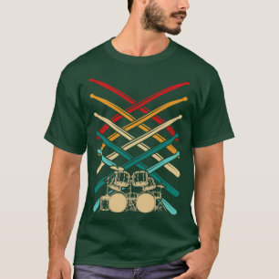 Percussion Drumsticks Drums T-Shirt