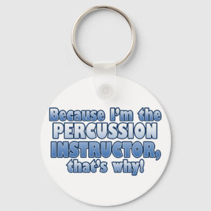 Percussion Instructor Keychain