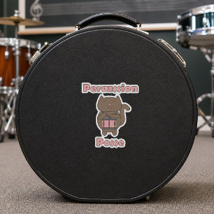 Percussion Posse - Cute Funny Drummer Cat