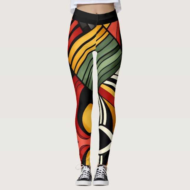 Percussion Rhythms Leggings (Front)