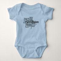 Percussion Word Cloud Black Text