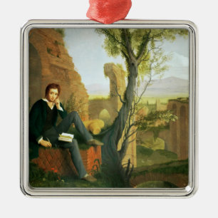 Percy Bysshe Shelley  1845 Metal Tree Decoration