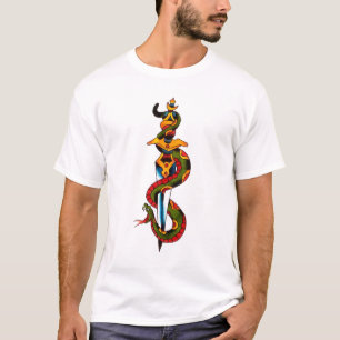 Percy Waters Snake and dagger T-Shirt