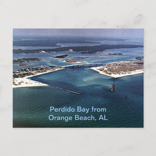 Perdido Bay from Orange Beach, AL Postcard (Front)