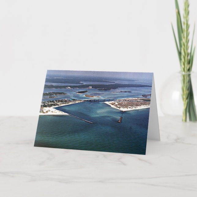 Perdido Bay from Orange Beach Alabama Vacation Card (Front)