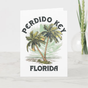 Perdido Key Florida Palms Vintage Beach For Men Wo Card