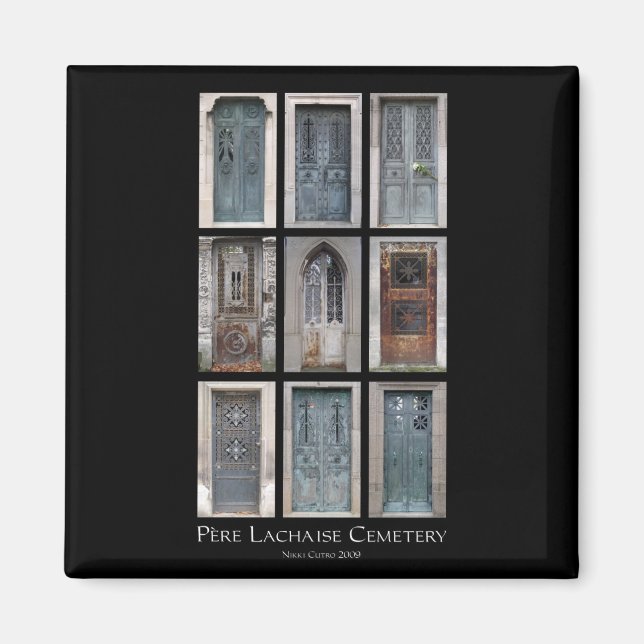 Père Lachaise Cemetery Crypt Magnet (Front)