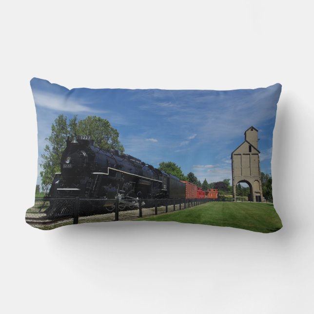 Pere Marquette 1223 train double sided Lumbar Cushion (Front)