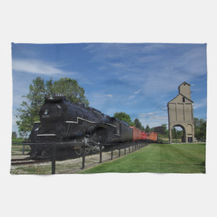 Pere Marquette 1223 train kitchen towel