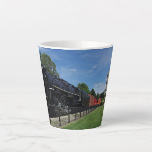 Pere Marquette 1223 train latte mug