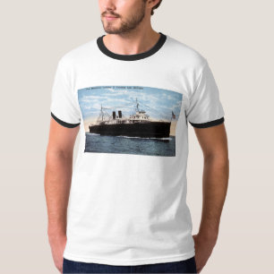 Pere Marquette Car Ferry 21 Crossing Lake Michigan T-Shirt