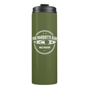 Pere Marquette River Michigan Kayaking Thermal Tumbler