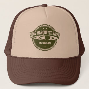 Pere Marquette River Michigan Kayaking Trucker Hat