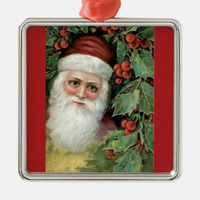 Pere Noel Metal Tree Decoration (Front)