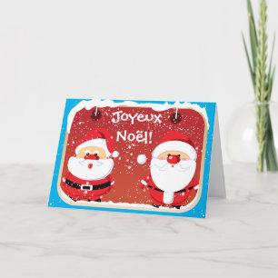 Père Noël Santa Claus cartes Holiday Card