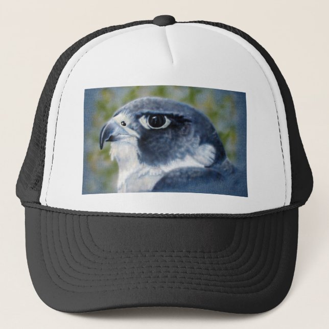 Peregrine-airbrush Trucker Hat (Front)