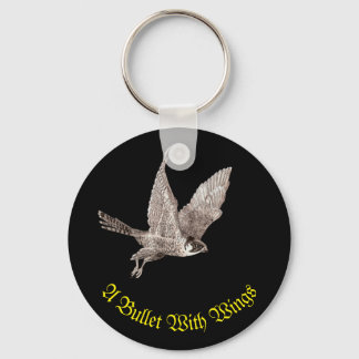 Peregrine Falcon A Bullet With Wings Key Ring