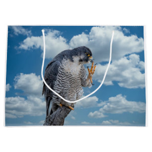 Peregrine Falcon along the Hudson River Large Gift Bag