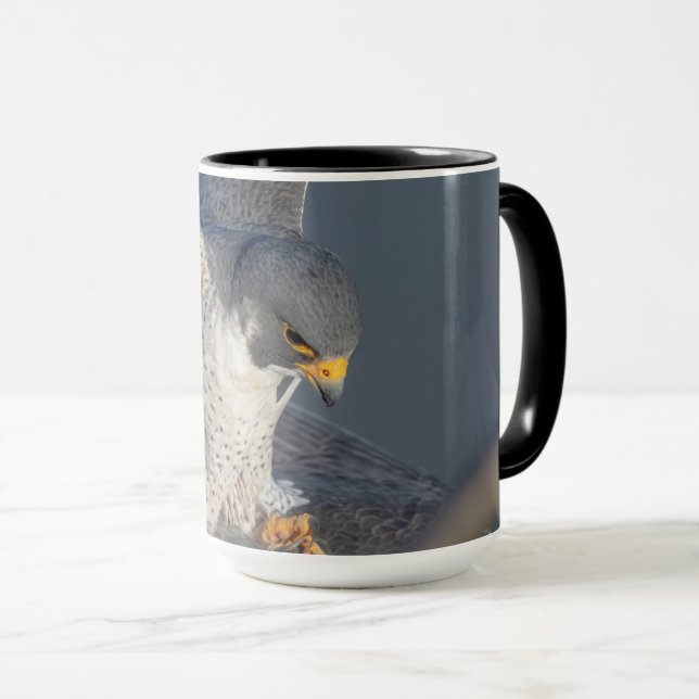 Peregrine Falcon along the Hudson River Mug (Front Right)