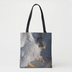 Peregrine Falcon along the Hudson River Tote Bag