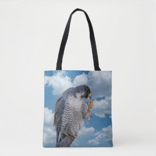 Peregrine Falcon along the Hudson River Tote Bag